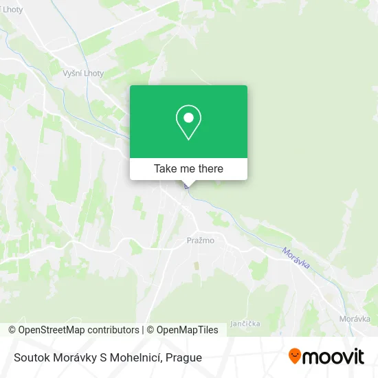 Карта Soutok Morávky S Mohelnicí