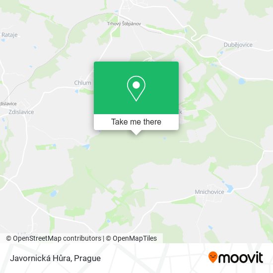 Javornická Hůra map