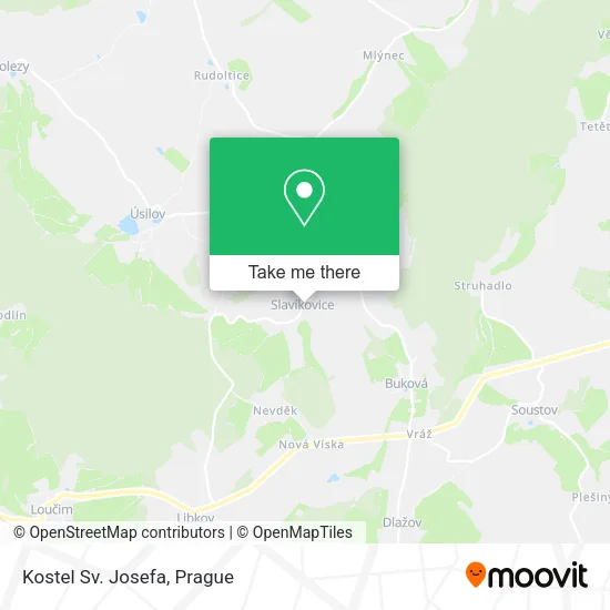 Карта Kostel Sv. Josefa