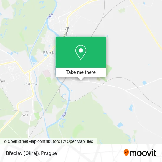 Карта Břeclav (Okraj)