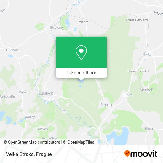 Карта Velká Straka