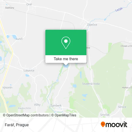 Карта Farář