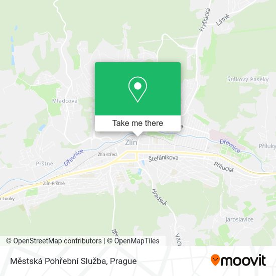 Městská Pohřební Služba map
