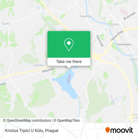 Kristus Trpící U Kůlu map