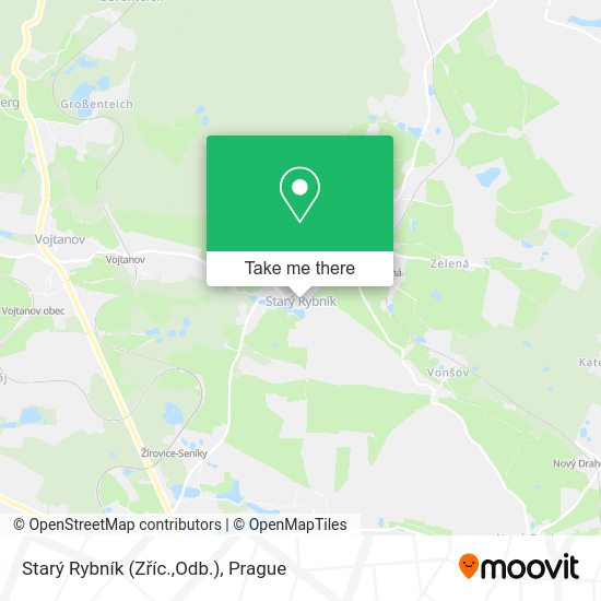 Starý Rybník (Zříc.,Odb.) map