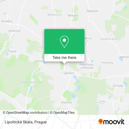Карта Lipoltická Skála