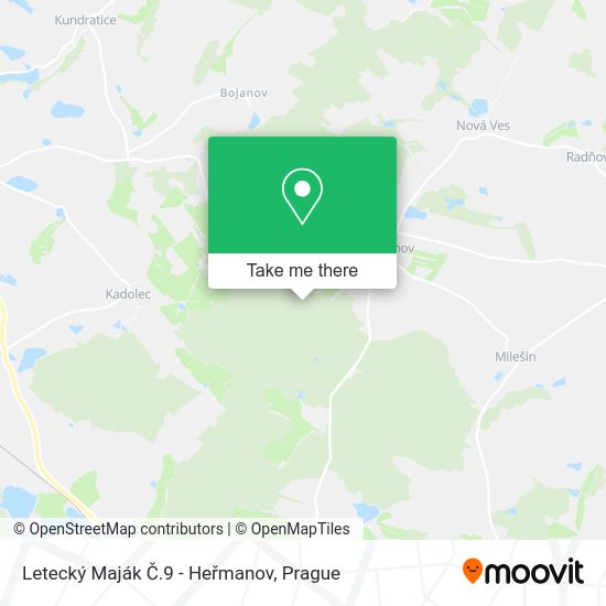 Letecký Maják Č.9 - Heřmanov map