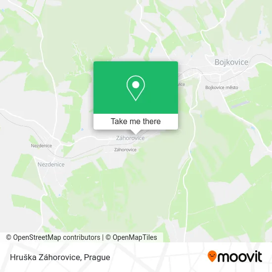 Карта Hruška Záhorovice