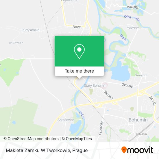 Makieta Zamku W Tworkowie map