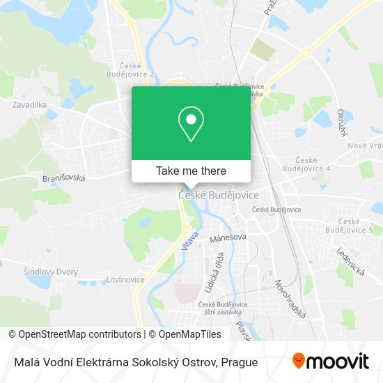 Malá Vodní Elektrárna Sokolský Ostrov map