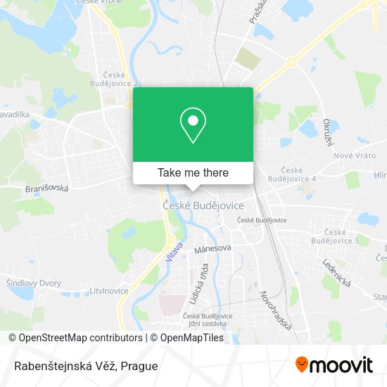 Rabenštejnská Věž map