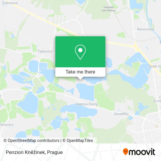 Penzion Kněžínek map
