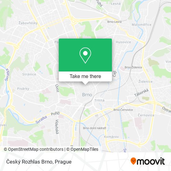 Český Rozhlas Brno map