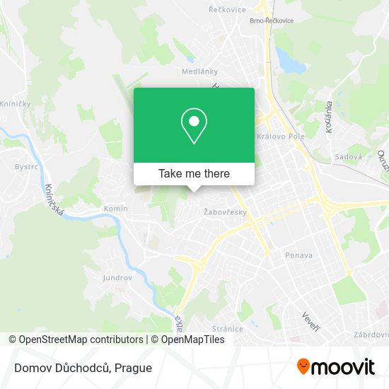 Карта Domov Důchodců