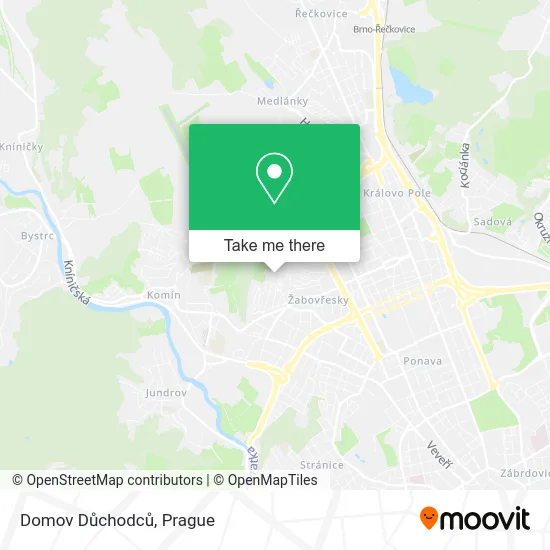 Карта Domov Důchodců