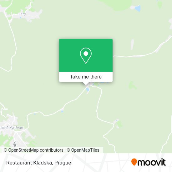 Карта Restaurant Kladská