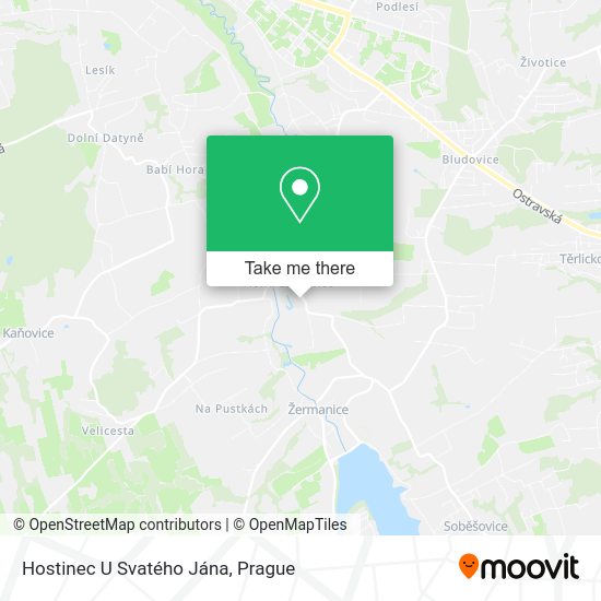 Hostinec U Svatého Jána map