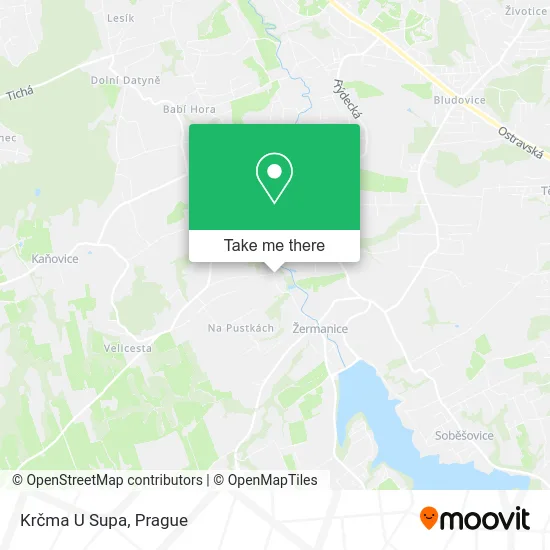 Krčma U Supa map