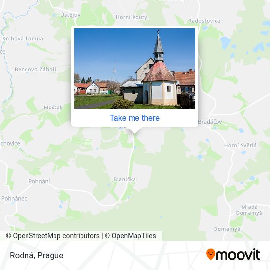 Карта Rodná