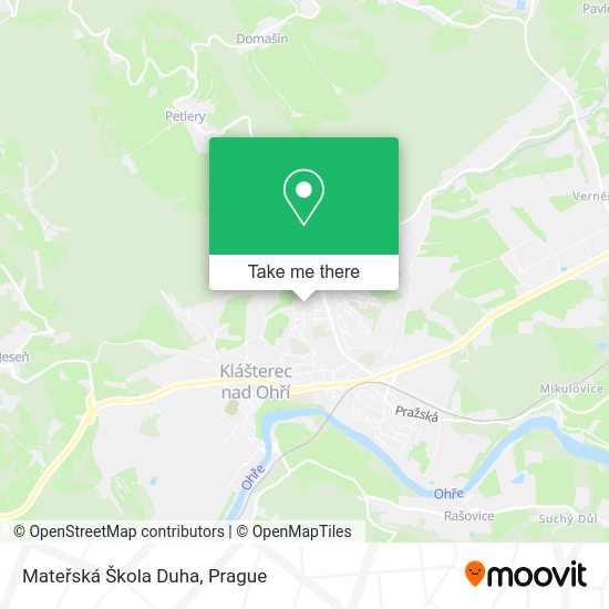 Mateřská Škola Duha map