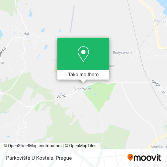 Parkoviště U Kostela map