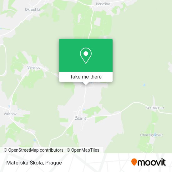 Mateřská Škola map