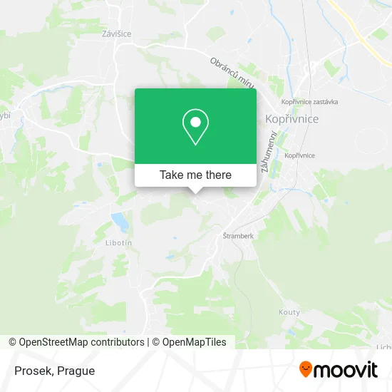Карта Prosek