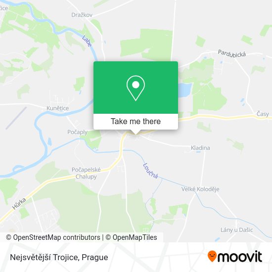 Nejsvětější Trojice map