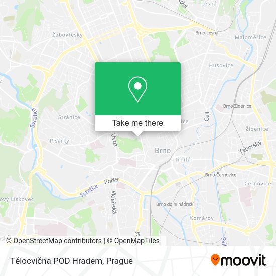 Tělocvična POD Hradem map