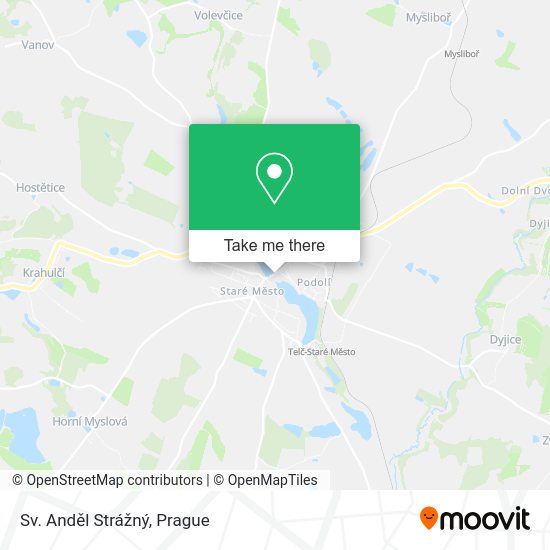 Sv. Anděl Strážný map