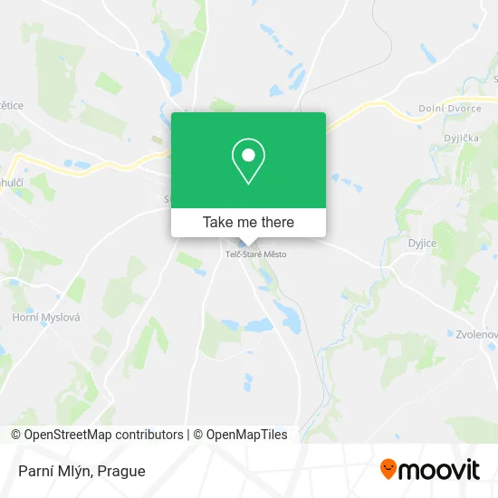 Карта Parní Mlýn