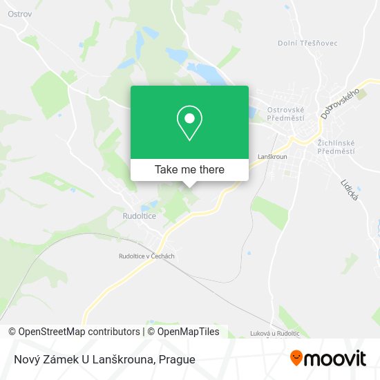Nový Zámek U Lanškrouna map