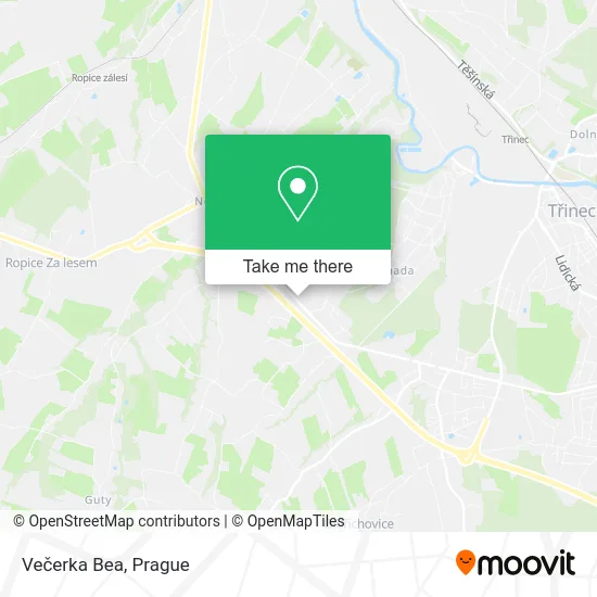 Карта Večerka Bea