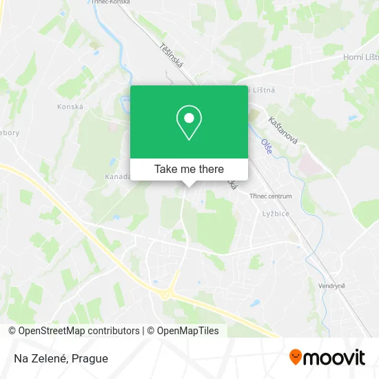 Карта Na Zelené