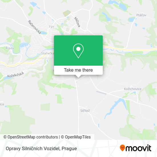Opravy Silničních Vozidel map