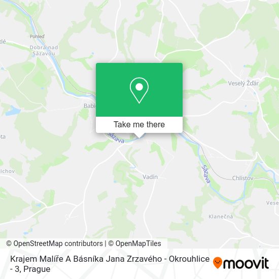 Krajem Malíře A Básníka Jana Zrzavého - Okrouhlice - 3 map