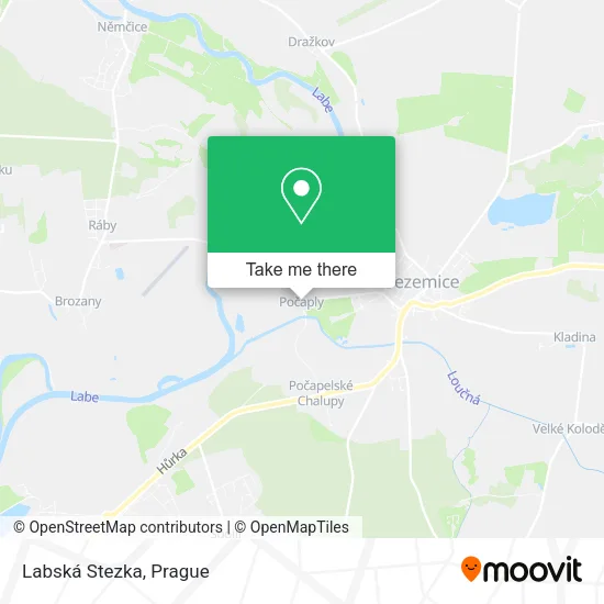 Labská Stezka map