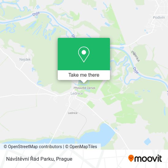Návštěvní Řád Parku map