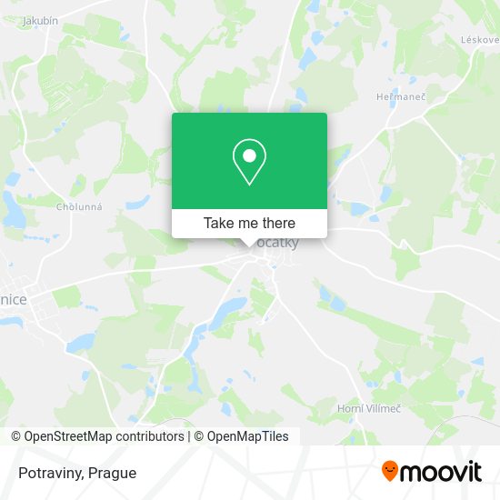 Карта Potraviny