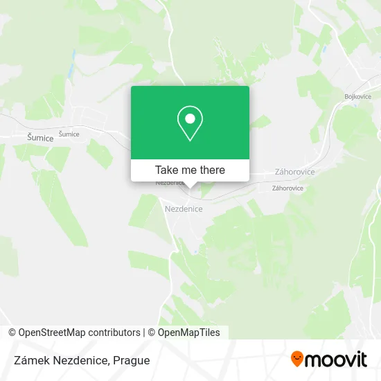 Карта Zámek Nezdenice