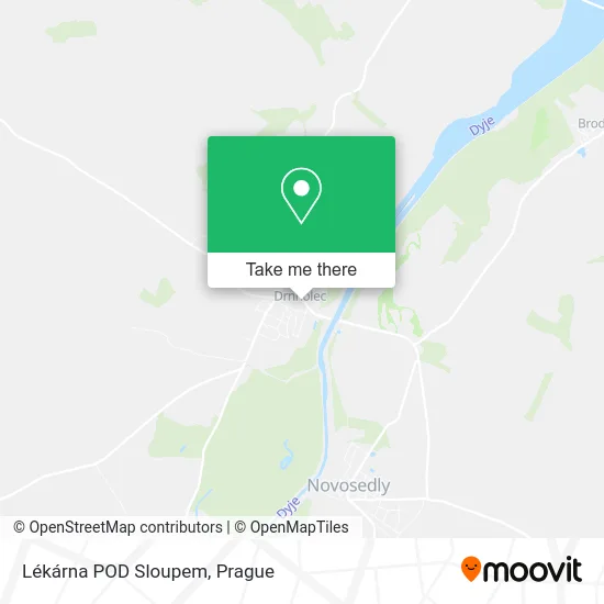 Карта Lékárna POD Sloupem