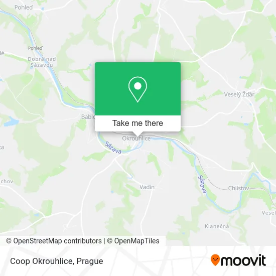 Карта Coop Okrouhlice