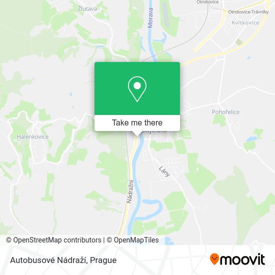 Autobusové Nádraží map