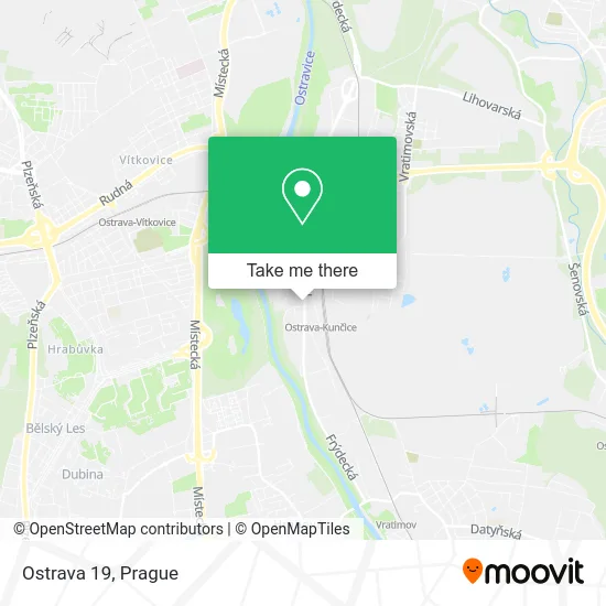 Карта Ostrava 19
