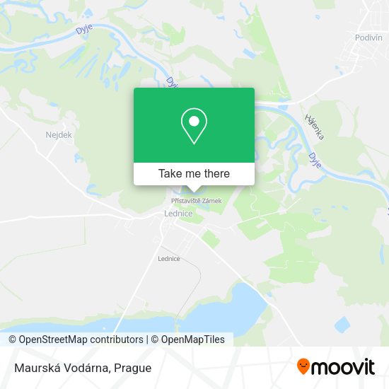 Maurská Vodárna map