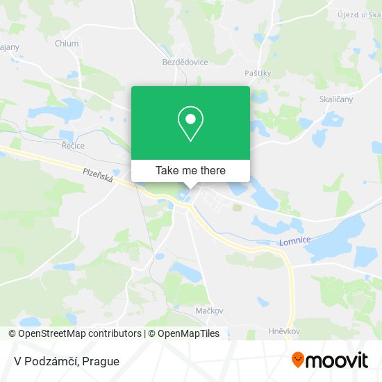 V Podzámčí map