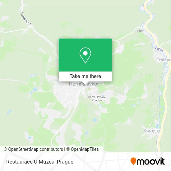 Карта Restaurace U Muzea