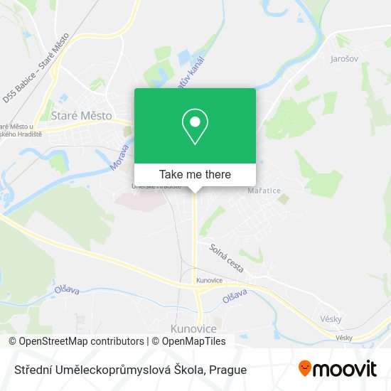 Střední Uměleckoprůmyslová Škola map
