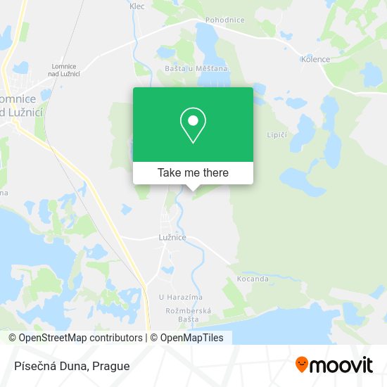 Písečná Duna map