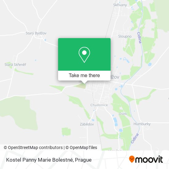 Kostel Panny Marie Bolestné map